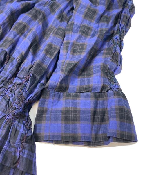 HaaT（ハート）Haat (ハート) チェック柄デザインブラウス HA03FJ500 パープル サイズ:2の古着・服飾アイテム