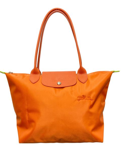 LONGCHAMP（ロンシャン）LONGCHAMP (ロンシャン) ル・プリアージュ トートバッグ オレンジの古着・服飾アイテム