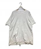 Y'sワイズ）の古着「ロゴ刺繍Tシャツ」｜ホワイト