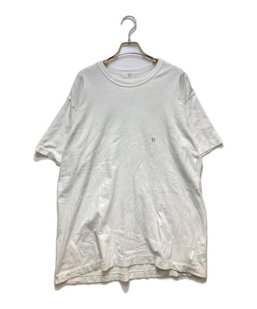 Y's（ワイズ）Y's (ワイズ) ロゴ刺繍Tシャツ ホワイト サイズ:4の古着・服飾アイテム