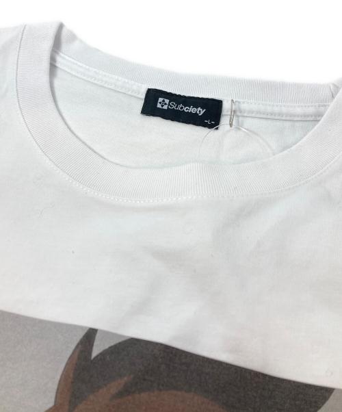 SUBCIETY（サブサエティ）SUBCIETY (サブサエティ) When You Wish Upon A Star tee / 交響詩篇エウレカセブン コラボＴシャツ / TV放送20周年記念 / 完売品 ホワイト サイズ:Lの古着・服飾アイテム