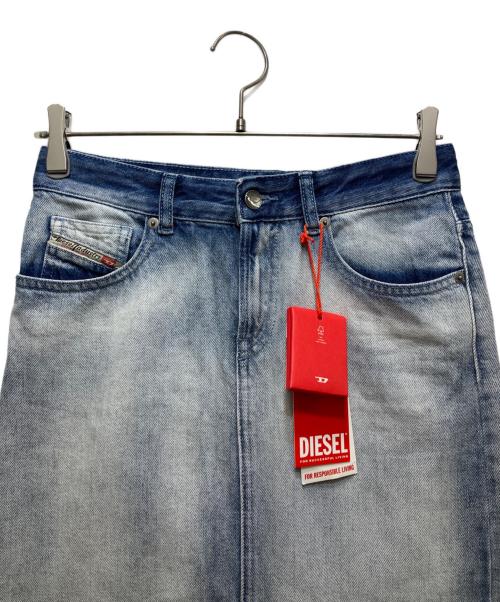 DIESEL（ディーゼル）DIESEL (ディーゼル) デニムスカート インディゴ サイズ:W24の古着・服飾アイテム