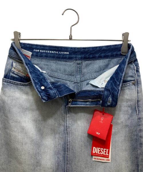 DIESEL（ディーゼル）DIESEL (ディーゼル) デニムスカート インディゴ サイズ:W24の古着・服飾アイテム