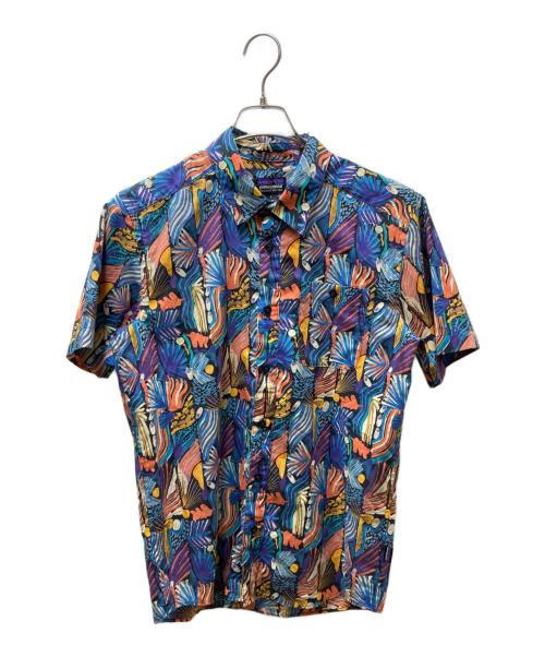 Patagonia（パタゴニア）Patagonia (パタゴニア) ゴー・トゥ・シャツ 52691 / 半袖 アロハシャツ ブルー サイズ:Sの古着・服飾アイテム