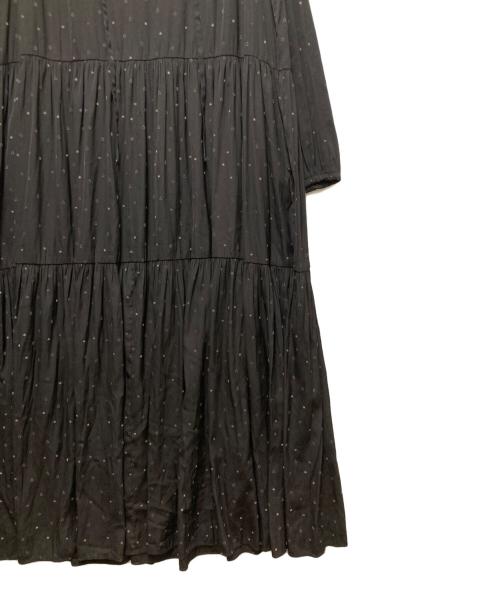 Ron Herman（ロンハーマン）Ron Herman (ロンハーマン) フロッキーフラワードレス ブラック サイズ:Ｓの古着・服飾アイテム
