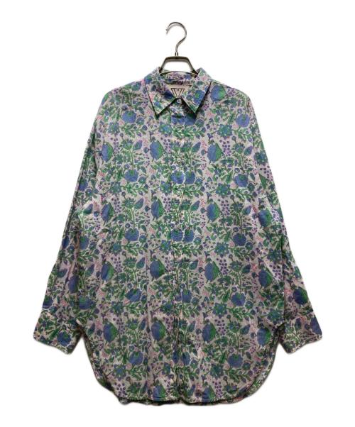 SZ Blockprints（エスゼットブロックプリント）SZ Blockprints (エスゼットブロックプリント) Ron Herman取扱 フラワープリントシャツ　SS22-OBD-PAD マルチカラー サイズ:記載無の古着・服飾アイテム
