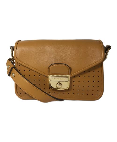 LONGCHAMP（ロンシャン）LONGCHAMP (ロンシャン) マドモアゼルショルダーバッグ ブラウンの古着・服飾アイテム