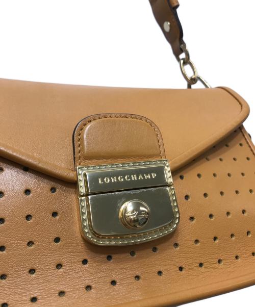 LONGCHAMP（ロンシャン）LONGCHAMP (ロンシャン) マドモアゼルショルダーバッグ ブラウンの古着・服飾アイテム