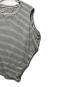 中古・古着 MM6 Maison Margiela Asymmetric Stripe Stretch-cotton T-shirt(アシンメトリ―ストライプストレッチコットンＴシャツ）S52NC0220 S23587 グリーン サイズ:Ｓ：9000円
