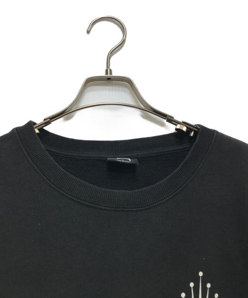 stussy（ステューシー）stussy (ステューシー) クラウンバックプリントスウェット ブラック サイズ:Ｌの古着・服飾アイテム