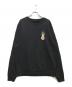 stussy（ステューシー）の古着「クラウンバックプリントスウェット」｜ブラック