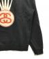 中古・古着 stussy (ステューシー) クラウンバックプリントスウェット ブラック サイズ:Ｌ：12000円