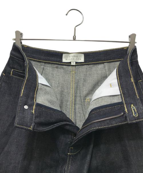 STUDIO NICHOLSON（スタジオ ニコルソン）STUDIO NICHOLSON (スタジオ ニコルソン) SELVEDGE DENIM / セルヴィッチデニム PYAD SNM-029 インディゴ サイズ:Ｓの古着・服飾アイテム