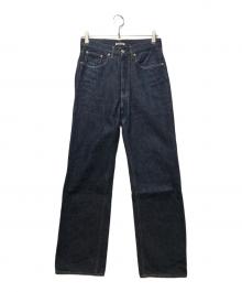 AURALEE（オーラリー）の古着「HARD TWIST DENIM 5P PANT）S(ハードツウィストデニム5Ｐパンツ」｜インディゴ