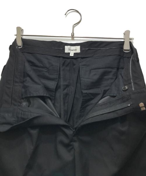 lownn（ローン）lownn (ローン) タックスラックス ブラック サイズ:44の古着・服飾アイテム