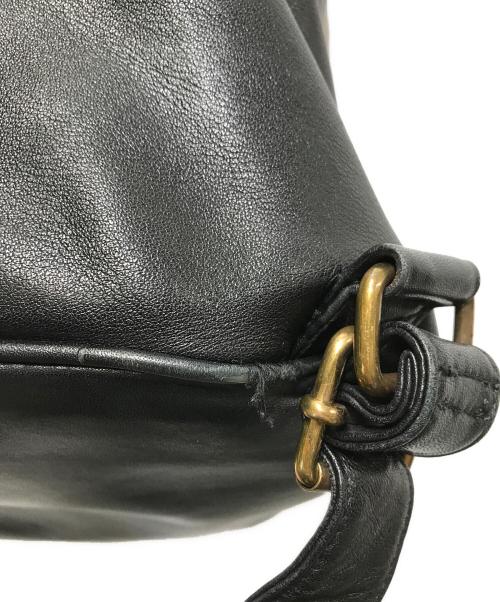 RALPH LAUREN（ラルフローレン）RALPH LAUREN (ラルフローレン) レザーリュック ブラックの古着・服飾アイテム