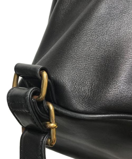 RALPH LAUREN（ラルフローレン）RALPH LAUREN (ラルフローレン) レザーリュック ブラックの古着・服飾アイテム