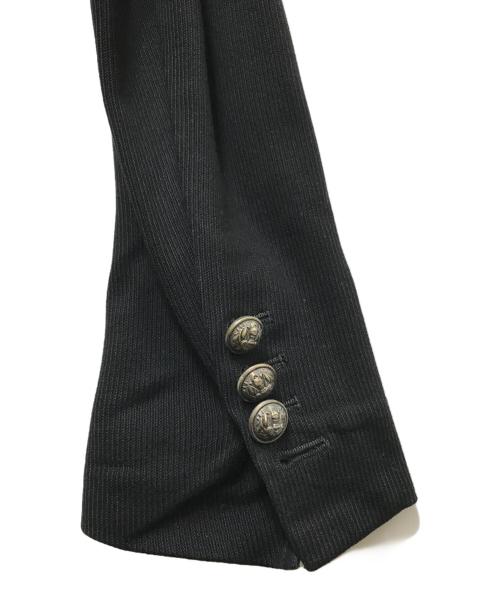 BALMAIN（バルマン）BALMAIN (バルマン) ナポレオンダブルジャケット ブラック サイズ:44の古着・服飾アイテム