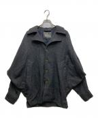 Vivienne Westwood manヴィヴィアン ウェストウッド マン）の古着「ドルマンスリーブウールシャツ VW-CR-77405」｜グレー