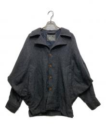Vivienne Westwood man（ヴィヴィアン ウェストウッド マン）の古着「ドルマンスリーブウールシャツ VW-CR-77405」｜グレー
