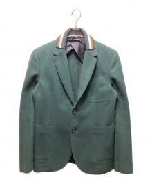 N°21（ヌメロヴェントゥーノ）の古着「ウールテーラードジャケット」｜グリーン