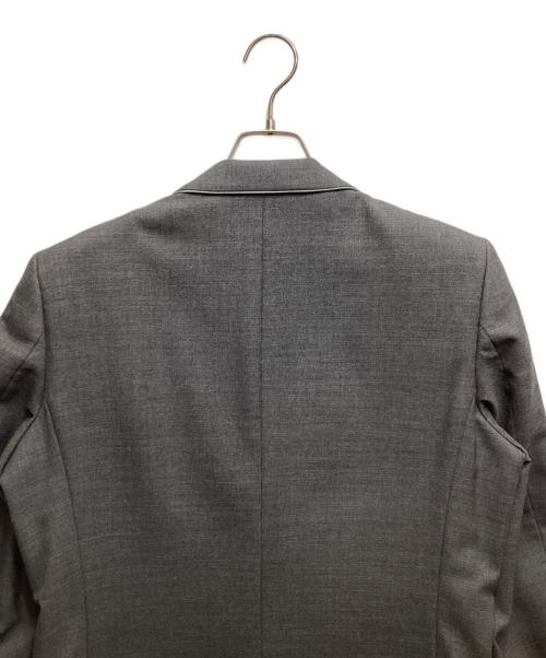 PS Paul Smith（ＰＳポールスミス）PS Paul Smith (ＰＳポールスミス) 裏地転写パイピングテーラードジャケット グレー サイズ:Lの古着・服飾アイテム