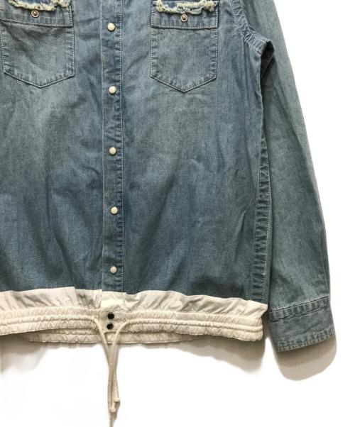 sacai（サカイ）sacai (サカイ) デニムウエスタンシャツ インディゴ サイズ:2の古着・服飾アイテム