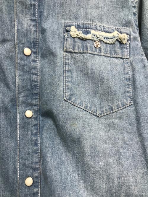 sacai（サカイ）sacai (サカイ) デニムウエスタンシャツ インディゴ サイズ:2の古着・服飾アイテム