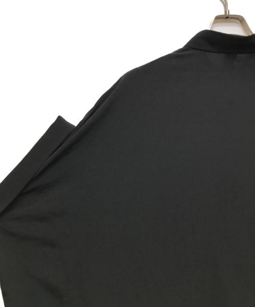 GROUND Y（グラウンドワイ）GROUND Y (グラウンドワイ) ロングドレープシャツ　GG-B04-500 ブラック サイズ:3の古着・服飾アイテム