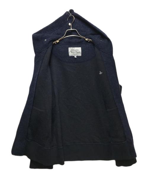 Vivienne Westwood man（ヴィヴィアン ウェストウッド マン）Vivienne Westwood man (ヴィヴィアン ウェストウッド マン) ジップパーカー ネイビー サイズ:48の古着・服飾アイテム