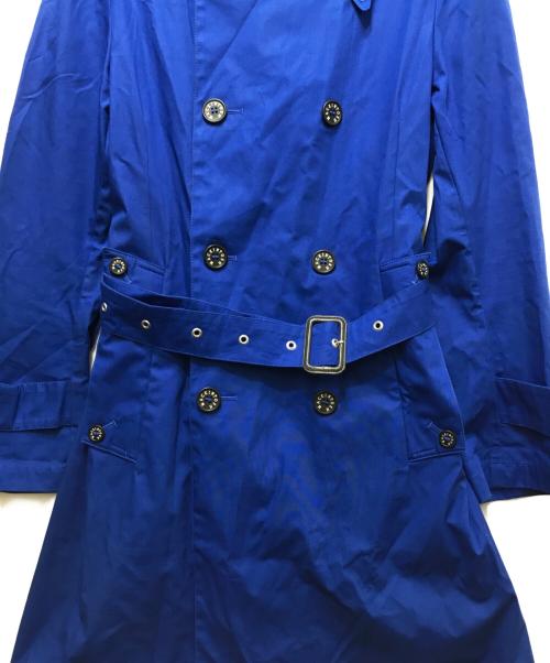MACKINTOSH（マッキントッシュ）MACKINTOSH (マッキントッシュ) トレンチコート ブルー サイズ:36の古着・服飾アイテム