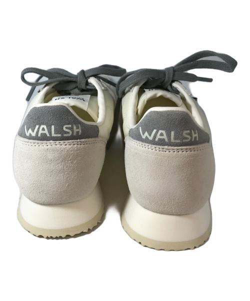 walsh（ウォルシュ）walsh (ウォルシュ) ローカットスニーカー グレー×ホワイト サイズ:42の古着・服飾アイテム
