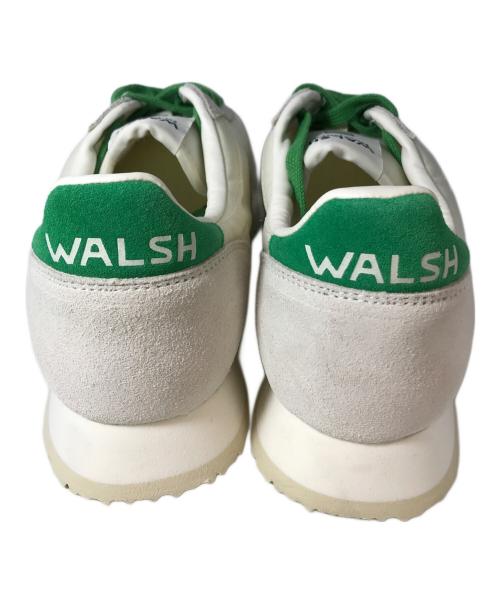 walsh（ウォルシュ）walsh (ウォルシュ) ローカットスニーカー グリーン×ホワイト サイズ:42の古着・服飾アイテム