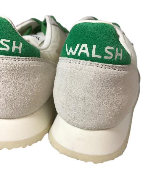 walsh（ウォルシュ）walsh (ウォルシュ) ローカットスニーカー グリーン×ホワイト サイズ:42の古着・服飾アイテム