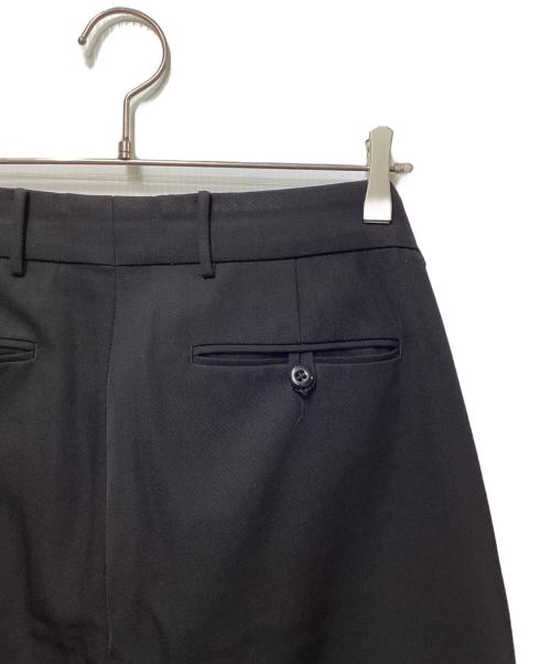 ATON（エイトン）ATON (エイトン) BACK SATIN BASIC PANTS（バックサテンベーシックパンツ）PR.AG.HA.0807 ブラック サイズ:04の古着・服飾アイテム