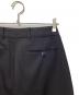 中古・古着 ATON (エイトン) BACK SATIN BASIC PANTS（バックサテンベーシックパンツ）PR.AG.HA.0807 ブラック サイズ:04：14000円