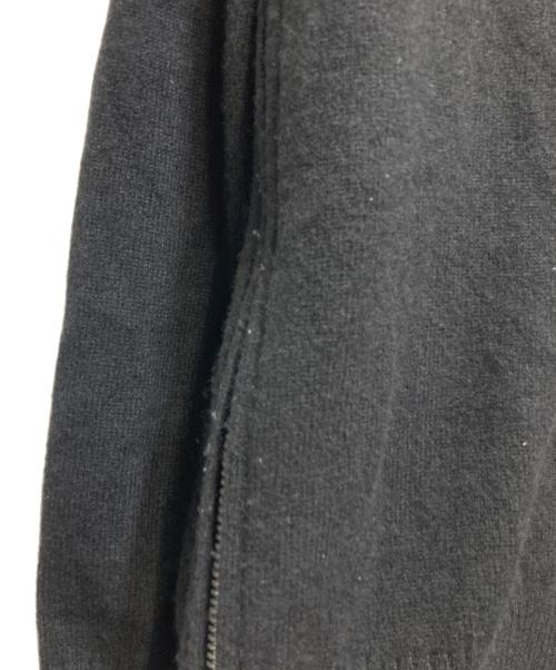 sacai（サカイ）sacai (サカイ) プリーツ ドッキング Vネックカーディガン ブラック サイズ:1の古着・服飾アイテム