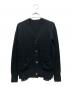 sacai（サカイ）の古着「プリーツ ドッキング Vネックカーディガン」｜ブラック