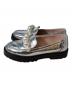 Kate Spade (ケイトスペード) Posh Pearl Loafer(ポッシュパールローファー) KJ128 / メタリック ローファー シルバー サイズ:5.5B：8000円