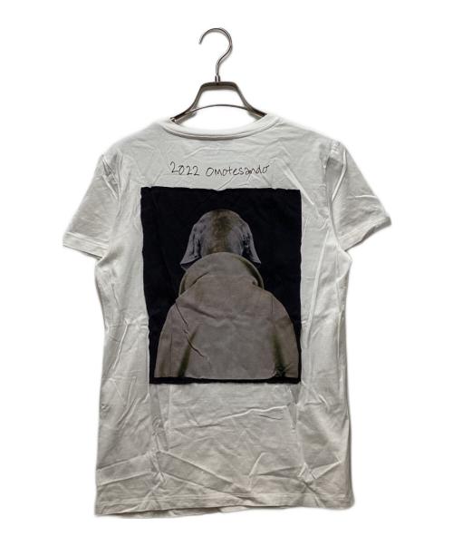 MaxMara（マックスマーラ）MaxMara (マックスマーラ) 26AW ワイマラナー ドッグプリント コットンジャージーTシャツ 2319410831 679 / 表参道店＆オンライン限定 開店記念Tシャツ ホワイト サイズ:Mの古着・服飾アイテム