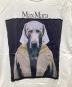 中古・古着 MaxMara (マックスマーラ) 26AW ワイマラナー ドッグプリント コットンジャージーTシャツ 2319410831 679 / 表参道店＆オンライン限定 開店記念Tシャツ ホワイト サイズ:M：15000円