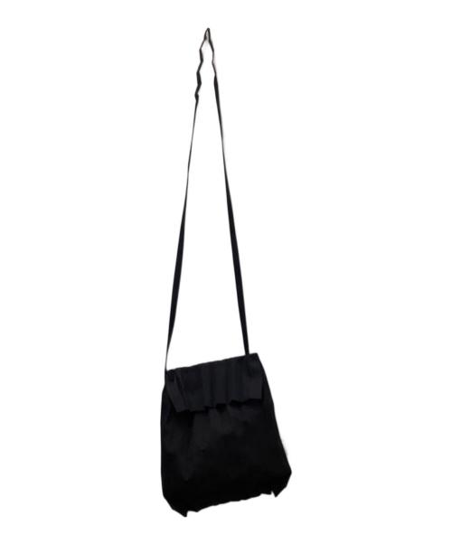 me ISSEY MIYAKE（ミーイッセイ ミヤケ）me ISSEY MIYAKE (ミーイッセイ ミヤケ) プリーツショルダーバッグ　MI31AG035 ブラックの古着・服飾アイテム