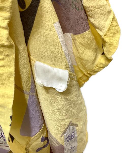 Sun Surf（サンサーフ）Sun Surf (サンサーフ) Kabuki Design Aloha Shirt（カブキデザインアロハシャツ） / 半袖和柄シャツ イエロー サイズ:Mの古着・服飾アイテム
