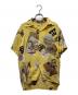 Sun Surf（サンサーフ）の古着「Kabuki Design Aloha Shirt（カブキデザインアロハシャツ） / 半袖和柄シャツ」｜イエロー