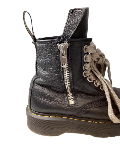 RICK OWENS（リックオウエンス）RICK OWENS Dr.Martens (ドクターマーチン) 1460 QUAD PENT RO 8Hole Lace Up Boots（クワッド ペント アールオー エイトホール レースアップ ブーツ） ブラック サイズ:EU41の古着・服飾アイテム
