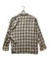 PILGRIM SURF+SUPPLY (ピルグリム サーフサプライ) Vincent Melange Ombre Shirt(ビンセントメラーンジュオンブレシャツ)　 ベージュ サイズ:XL：8000円