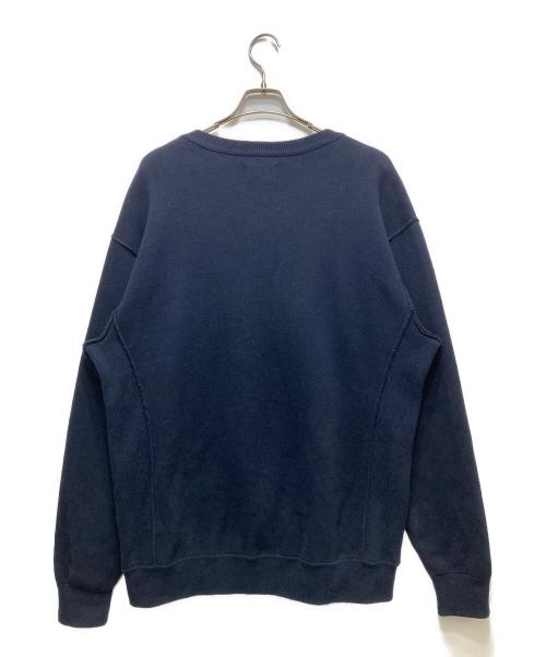 Pilgrim Surf+Supply（ピルグリム サーフサプライ）Pilgrim Surf+Supply (ピルグリム サーフサプライ) Fiore Knit Crew 36-15-0138-803 ネイビー サイズ:XLの古着・服飾アイテム