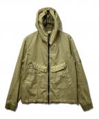 C.P COMPANYシーピーカンパニー）の古着「Co-TED フルジップ フード付きジャケット」｜グリーン
