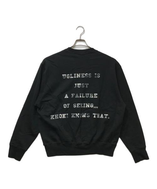KHOKI（コッキ）KHOKI (コッキ) Multi embodied-design sweatshirt　25SS  ブラック サイズ:3の古着・服飾アイテム
