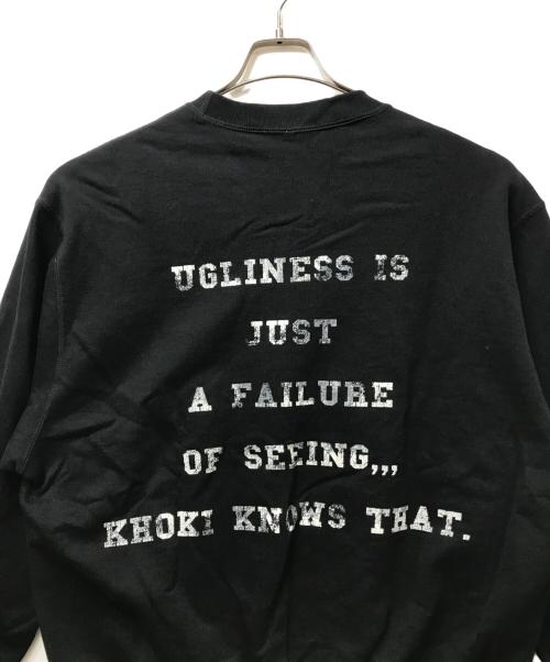 KHOKI（コッキ）KHOKI (コッキ) Multi embodied-design sweatshirt　25SS  ブラック サイズ:3の古着・服飾アイテム